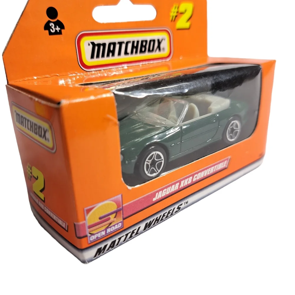 Matchbox green jaguar